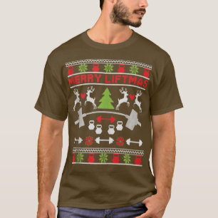 Merry Liftmas Fitness Workout Xmas Christmas Bod T-Shirt