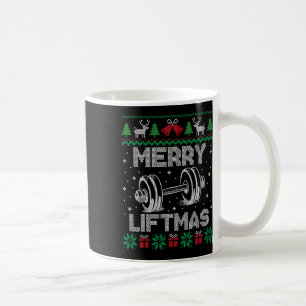 Merry Liftmas Funny Christmas Gym Workout Fitness Coffee Mug