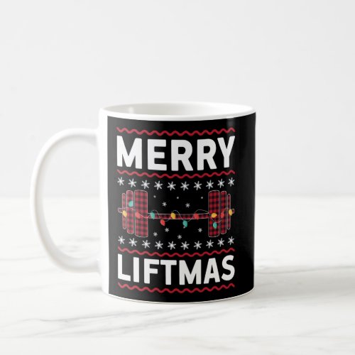 Merry Liftmas Gym Equipt Ugly Coffee Mug