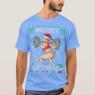 Merry Liftmas Ugly Christmas Sweater Miss Santa Gy