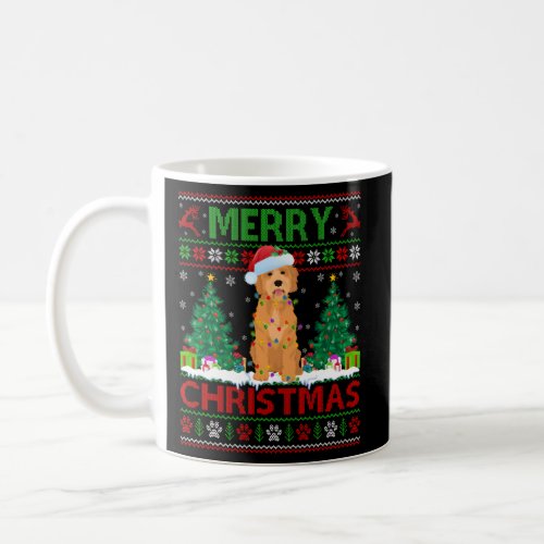 Merry Lighting Ugly Goldendoodle Coffee Mug