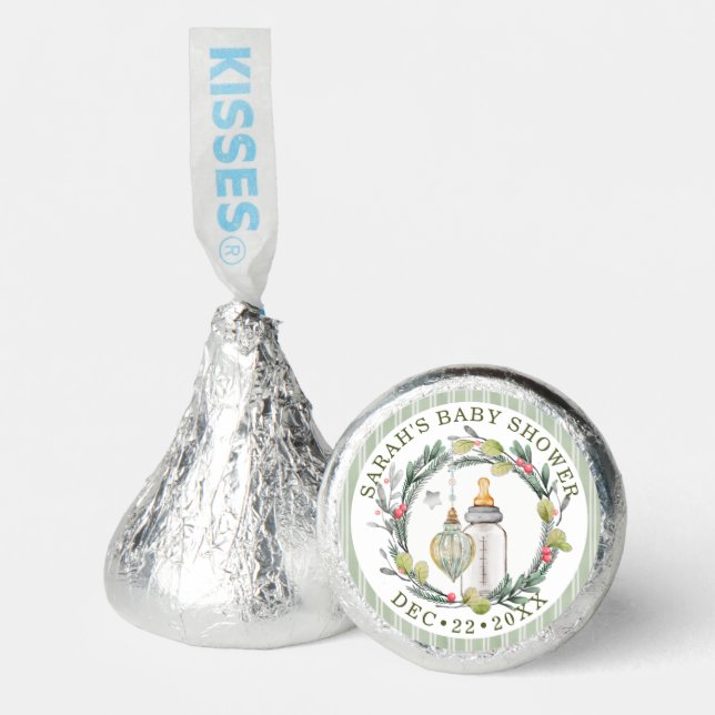 Merry Little Baby Shower Hershey®'s Kisses® (Front)