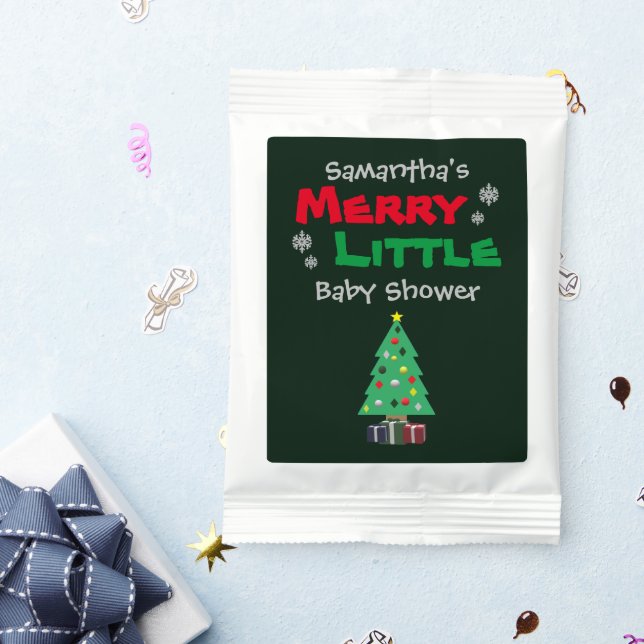 Merry Little Baby Shower Hot Chocolate Drink Mix (Packets)