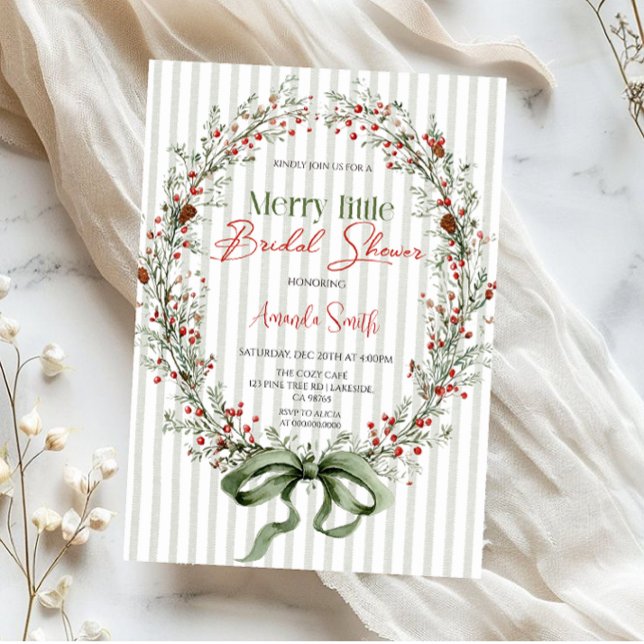  Merry little botanical Bridal shower Invitation (Creator Uploaded)
