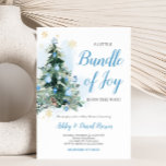 Merry Little Bundle of Joy Baby Shower  Invitation<br><div class="desc">Welcome your little one with our heartwarming Christmas Tree Baby Shower Invitation Printable. Personalize to share the joy with your loved ones!

BS553</div>