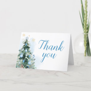 Merry Little Bundle of Joy Baby Shower Thank You Card