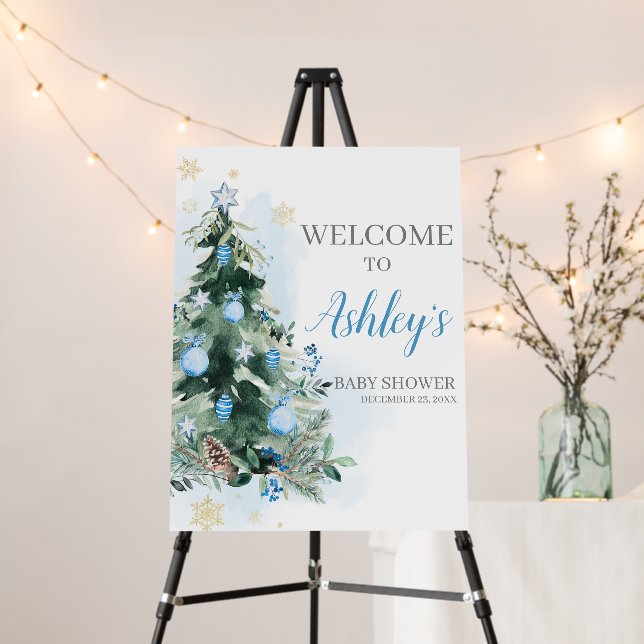 Merry Little Bundle of Joy Welcome Sign (In Situ (Stand))