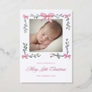 Merry little Christmas Baby Announcement