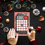 Merry Little Christmas Baby Shower Bingo Game<br><div class="desc">These bingo cards are perfect for anyone having a baby shower this Christmas time. Simply include these bingo cards when you send out your matching baby shower invitations, your guests can then fill out each square with any gift they think the baby will receive at the shower, five in any...</div>