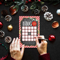 Merry Little Christmas Baby Shower Bingo Game