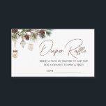 Merry Little Christmas Baby Shower Diaper Raffle Enclosure Card<br><div class="desc">Make your baby shower even more delightful with our Christmas Baby Shower Diaper Raffle Card Printable. Adorned with adorable baby motifs, this customizable card adds a touch of sweetness to your event. Encourage guests to participate in the fun while adding a practical touch to your celebration. Simply personalize the diaper...</div>