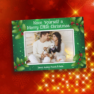 Merry Little Christmas Big Photo Cards