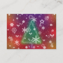 Merry Little Christmas Bookmarks Business Card
