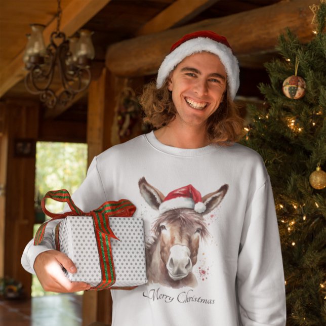 Merry Little Christmas Donkey, custom T-Shirt (Creator Uploaded)