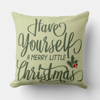 Merry Little Christmas | Holly Berries & Text
