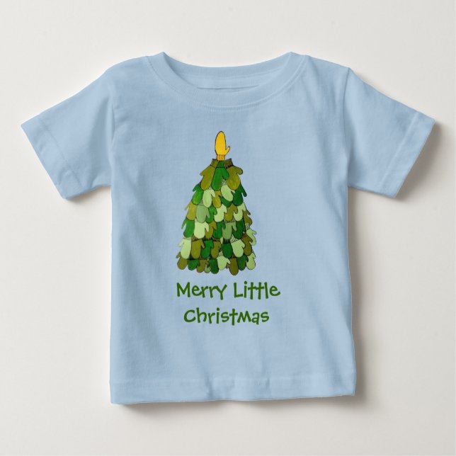 Merry Little Christmas Infant Creeper (Front)