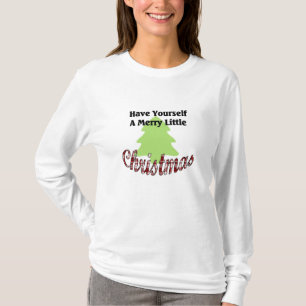 MERRY LITTLE CHRISTMAS LADIES LONG SLEEVE T-SHIRT