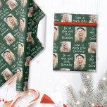 Merry Little Christmas Open 25th December Photo Wrapping Paper<br><div class="desc">Christmas photo wrapping paper with 2 of your favorite photos. The design is lettered with "Do not open until 25th December" and "Have a Merry Little Christmas". The photo template displays your pictures in vertical portrait and square formats so if you have any problems with picture placement, try cropping to...</div>