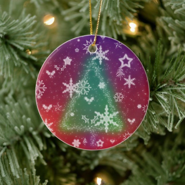 Merry Little Christmas Ornament (Tree)