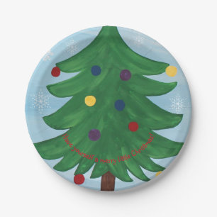 Merry Little Christmas Paper Plates