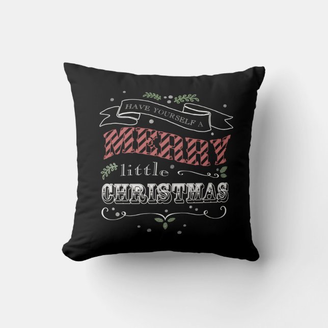 Merry Little Christmas Pillow (Front)