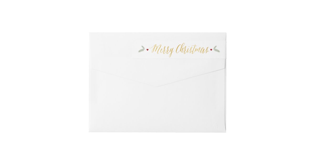Merry Little Christmas - return address label | Zazzle