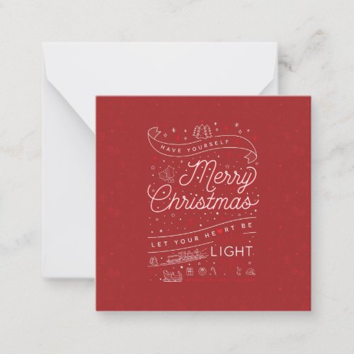 Merry Little Christmas Stationery Note Cards