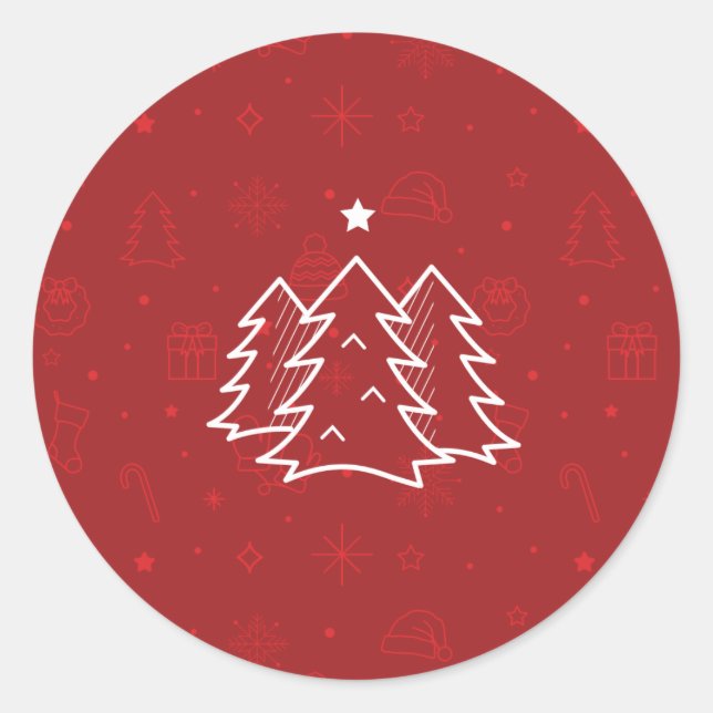 MERRY LITTLE CHRISTMAS / Stickers (Front)