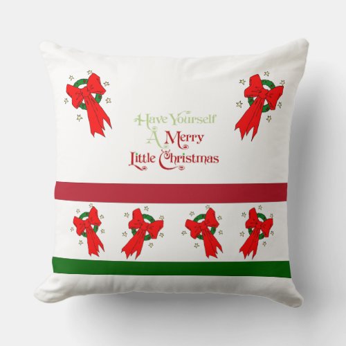 Merry Little Christmas _ Throw Pillow