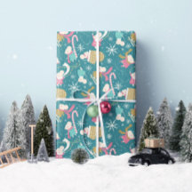 Merry Little Mice- Christmas- Wrapping Paper Roll