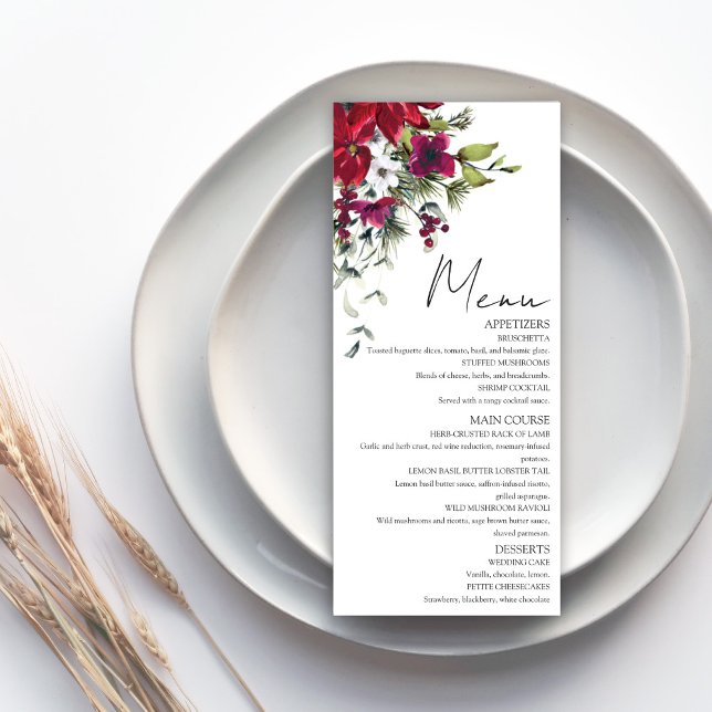 Merry Little Wedding Menu (Creator Uploaded)