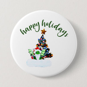 Merry & Magical Christmas with a Dragon Twist Button