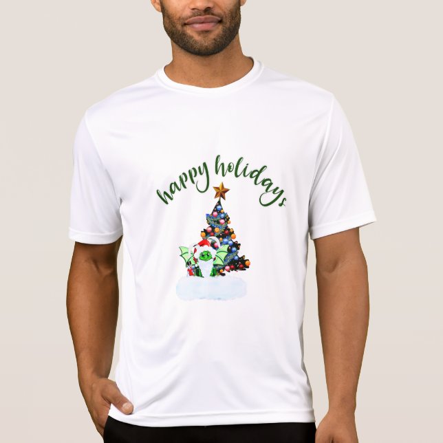 Merry & Magical Christmas with a Dragon Twist T-Shirt (Front)