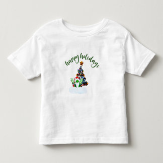 Merry & Magical Christmas with a Dragon Twist Toddler T-shirt