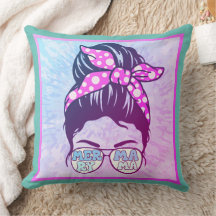 Merry Mama Fun Hair in a Bun Sunglasses Mom Retro