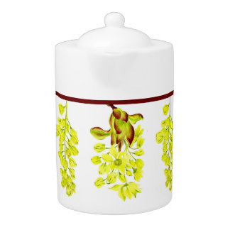 'Merry Maples ' on a Teapot