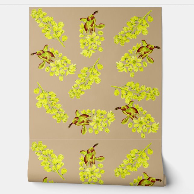 'Merry Maples' on a  Wallpaper (Unrolling)