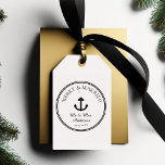 Merry & Married Anchor Logo Rubber Stamp<br><div class="desc">" Merry & Married! " Anchor Logo,  Wood Art Stamp. Perfect for your christmas cheers.</div>