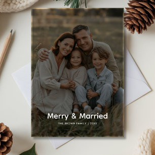 Merry & Married Forever Love Card