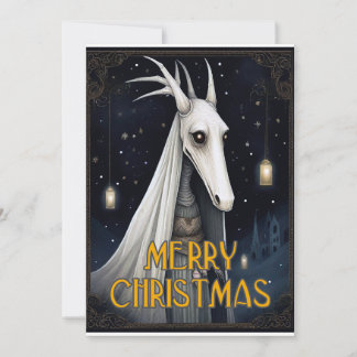 Merry Mary Lwyd Christmas Holiday Card