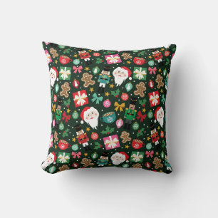 Merry Maximalist Throw Pillow