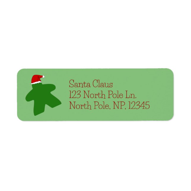 Merry Meeple Label (Front)