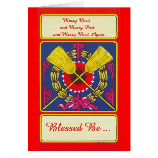 'Merry Meet - Blessed Be' Cards (Front)