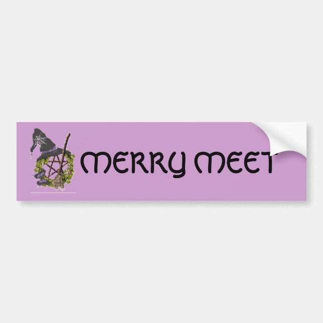 Merry Meet Bumpersticker Bumper Sticker (Front)