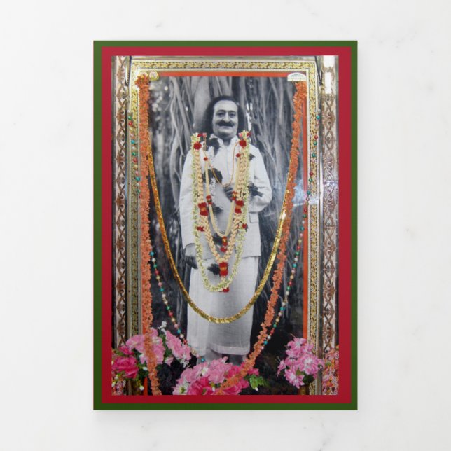 Merry Mehermas Tri-Fold Announcement (Cover)