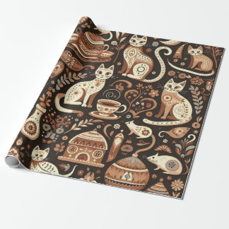 Merry Meows Wrapping Paper