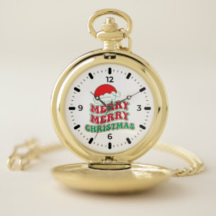 Merry Merry Christmas – Festive Pocket Watch