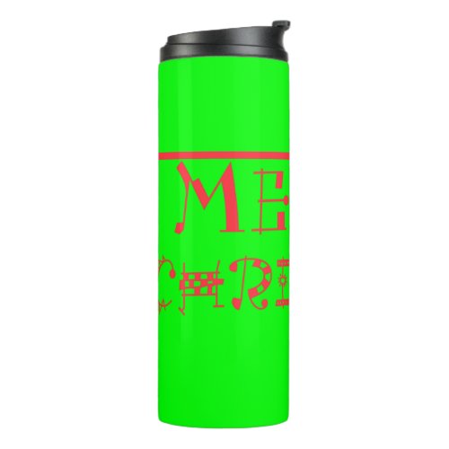 Merry Merry Christmas Thermal Tumbler