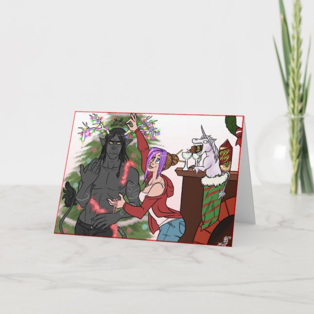 Merry Merry Holiday Card (Front)