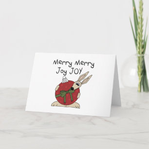 Merry Merry Joy Joy Tshirts and Gifts Holiday Card